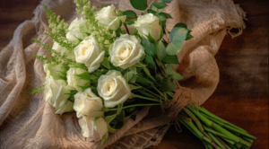 White Roses Bouquet