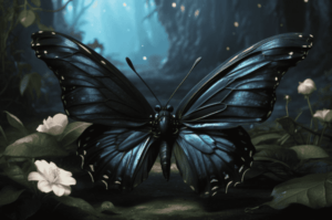 black butterfly