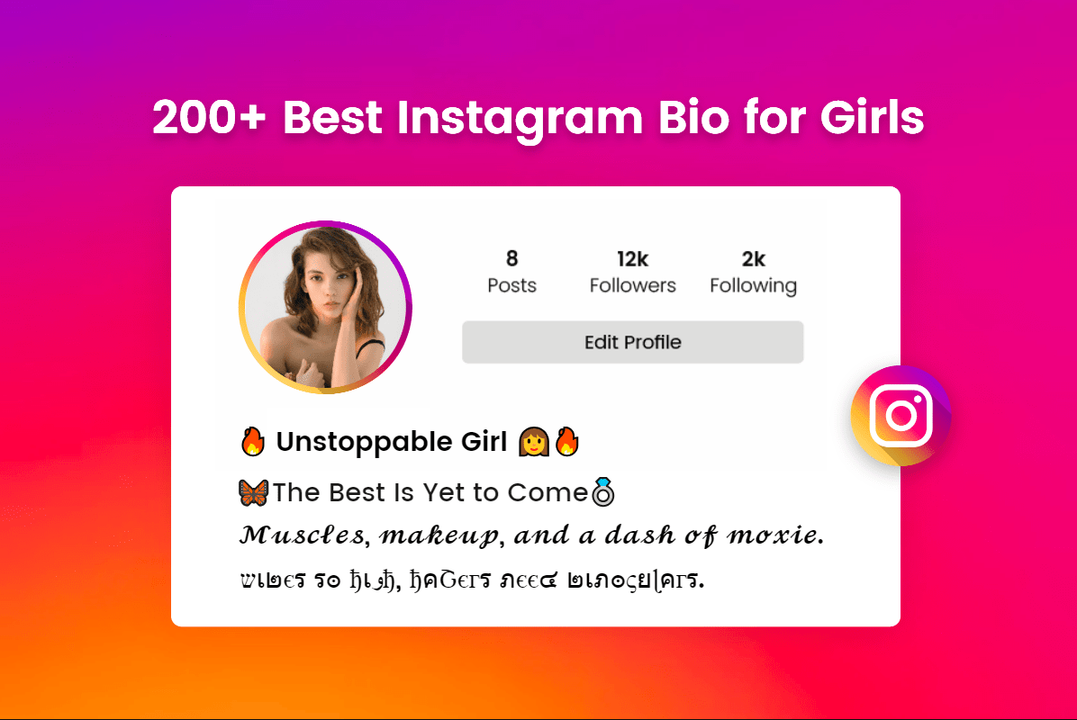 Best 200+ Instagram Bio For Girls (2024)