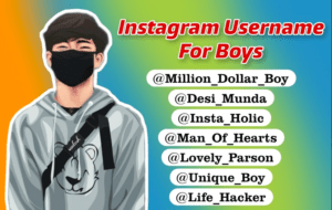 Instagram Names For Boys