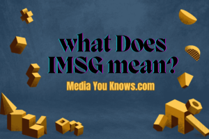 What does IMSG Mean? 