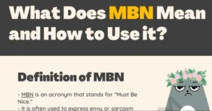 What Does MBN Mean in the Text